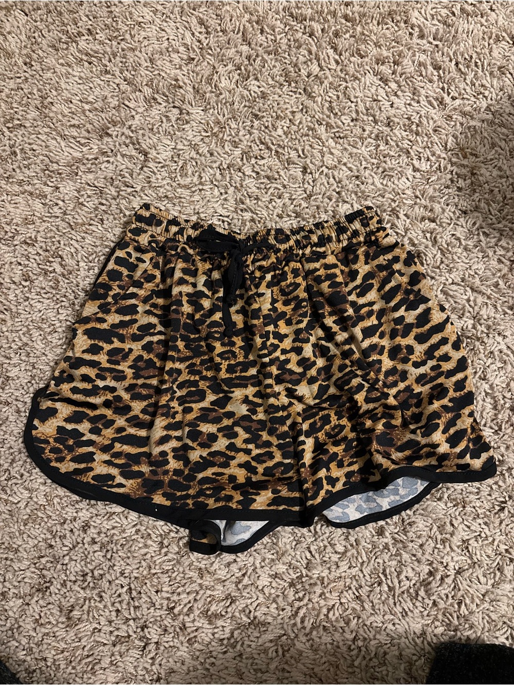 Leopard Print Shorts